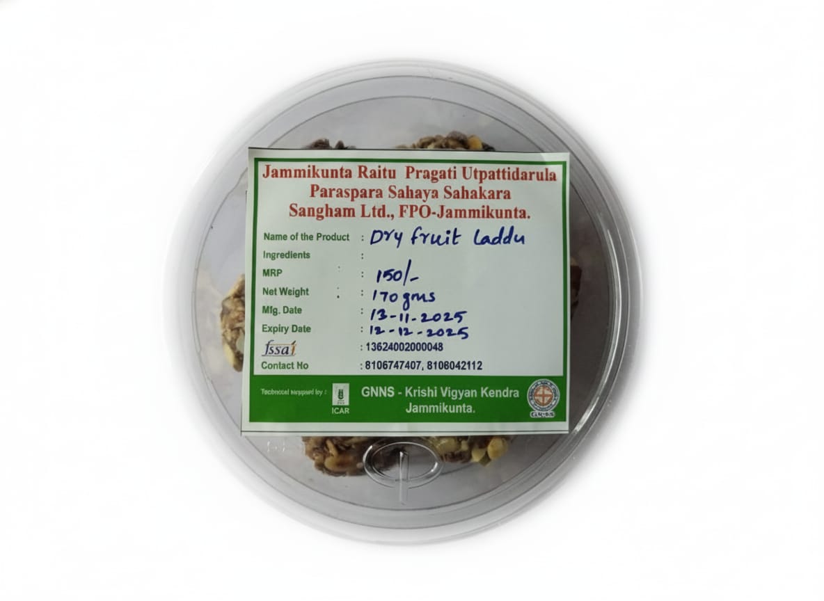 Dry Fruit Laddu - Healthy & Nutritious Indian Sweet by Jammikunta Raitu