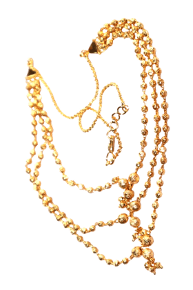 Traditional Gold-Plated Beaded Multi-Layered Necklace | Ethnic Statement Jewelry Traditional Gold-Plated Beaded Multi-Layered Necklace | Ethnic Statement Jewelry