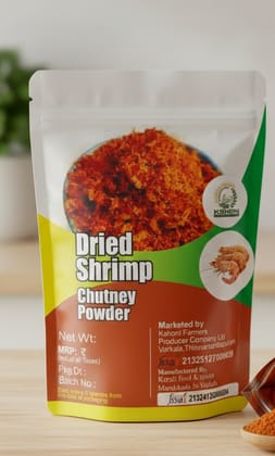 Dried Shrimp Chutney Powder - Authentic Seafood Spice Blend Dried Shrimp Chutney Powder - Authentic Seafood Spice Blend