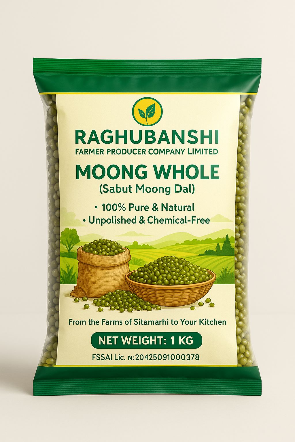 Moong Whole