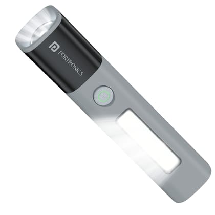 Portronics Eco Glow 2 Side LED Panel 2-Level Brightness, SOS Light Mode, 300 Lumens, Adjustable Focus Portronics Eco Glow 2 Side LED Panel 2-Level Brightness, SOS Light Mode, 300 Lumens, Adjustable Focus