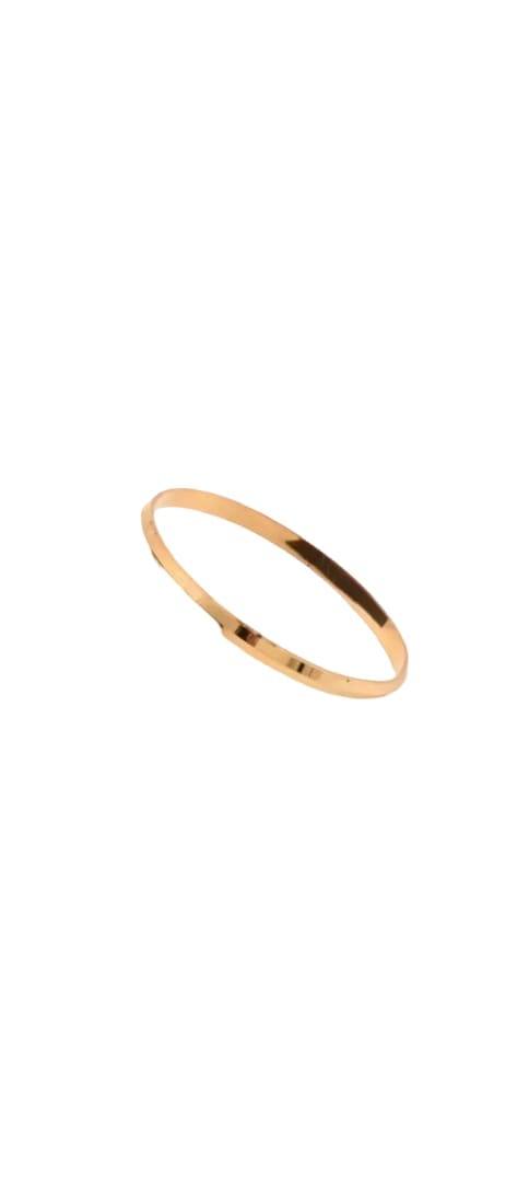 Golden Plated Sleek and Simple Bangle for Women