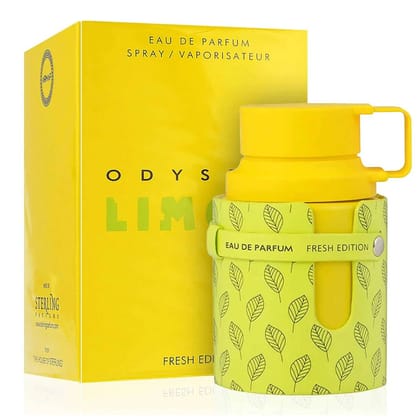 Armaf Odyssey Limoni Fresh Eau De Parfum – 100 ML | Citrus, Fresh & Long-Lasting Unisex Perfume