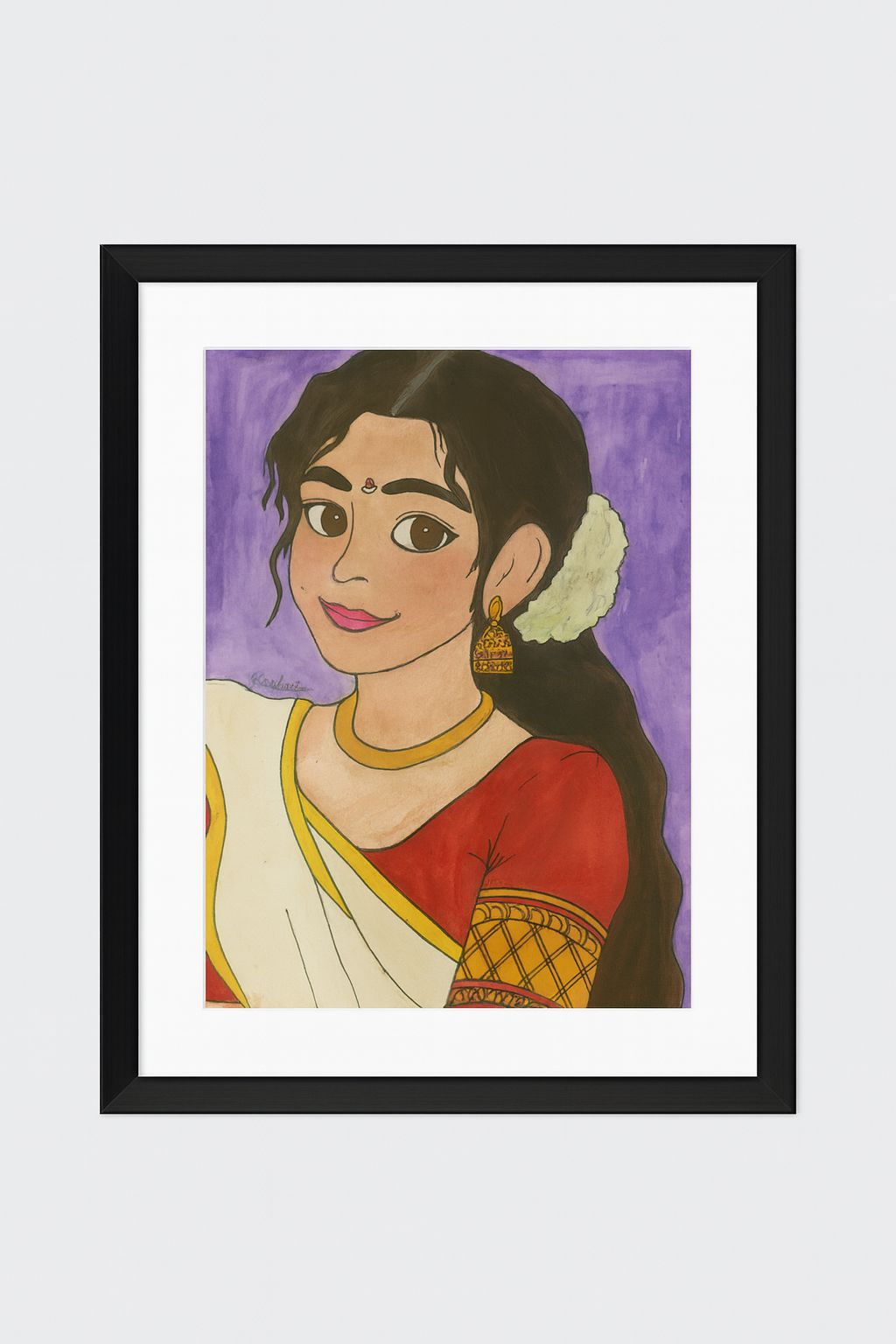Traditional South Indian Beauty Portrait