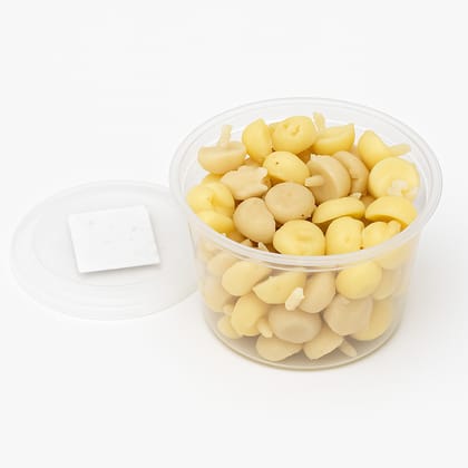 Pure Ghee Batti 2g – Pack of 100 | Ready-to-Use for Puja & Festivals | EYA Garden Pure Ghee Batti 2g – Pack of 100 | Ready-to-Use for Puja & Festivals | EYA Garden