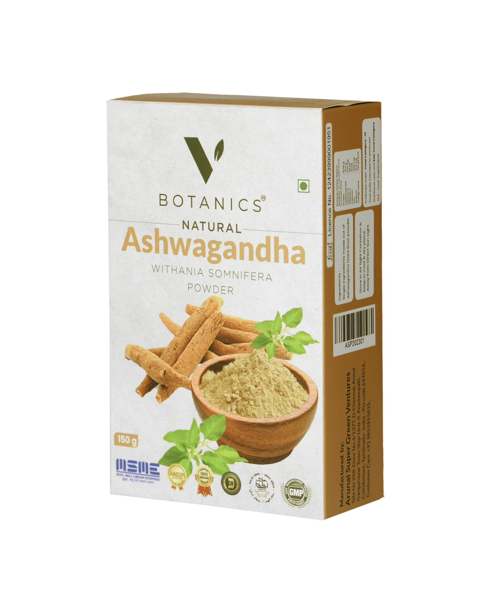 Ashwagandha Powder Stress & Anxiety Relief: Strengthens immunity