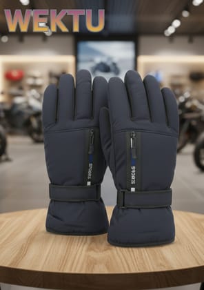 Ultimate Winter Protection: Anti-Skid Waterproof Thermal Gloves/1Pair/Dark Blue/1