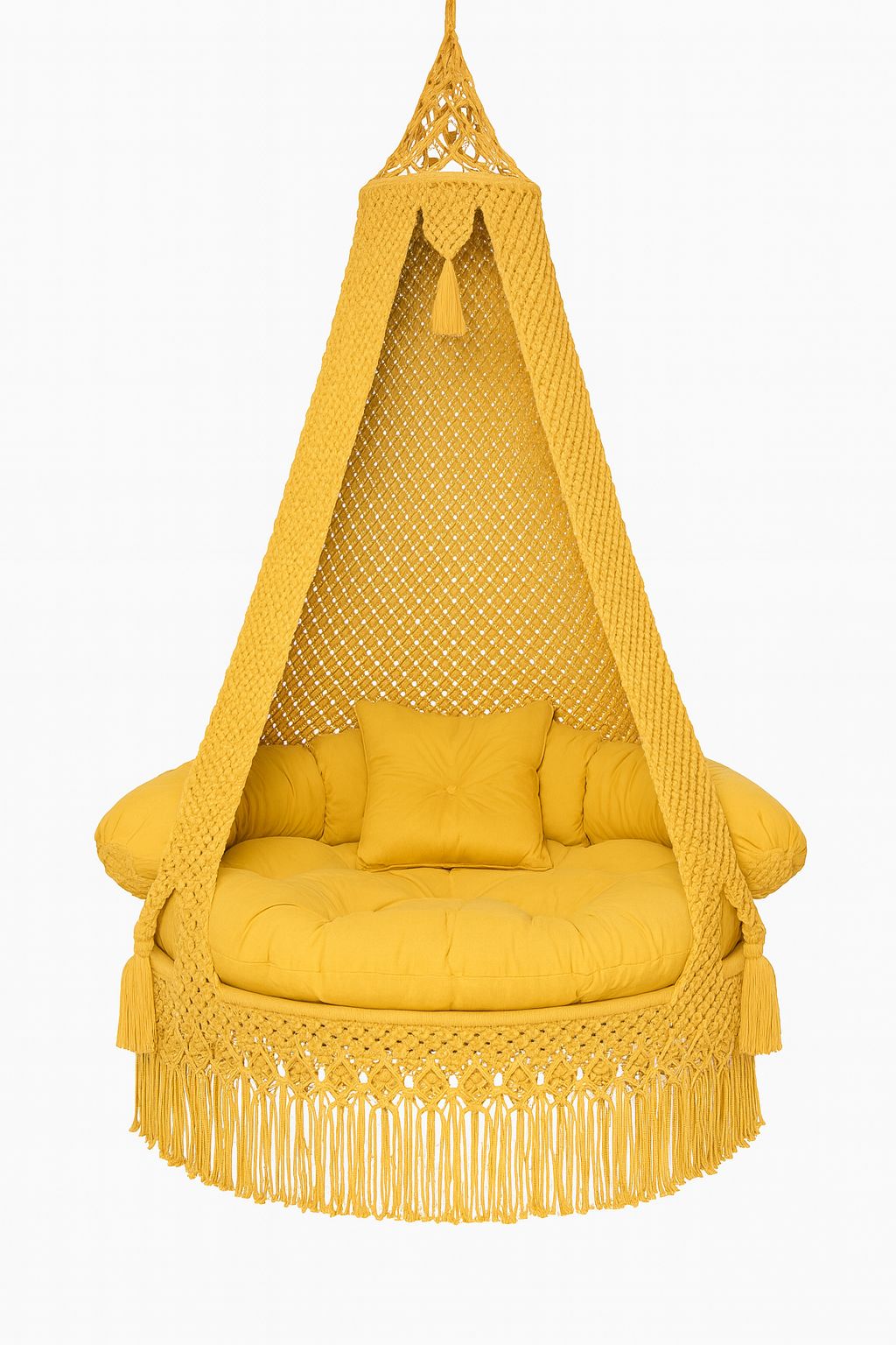 Boho Macrame Hanging Sofa Décor