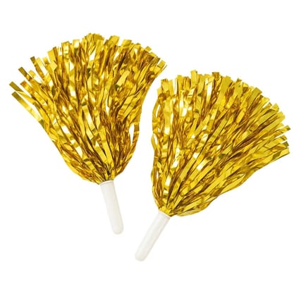 Pom Pom for Cheerleaders yellow 1 pair 