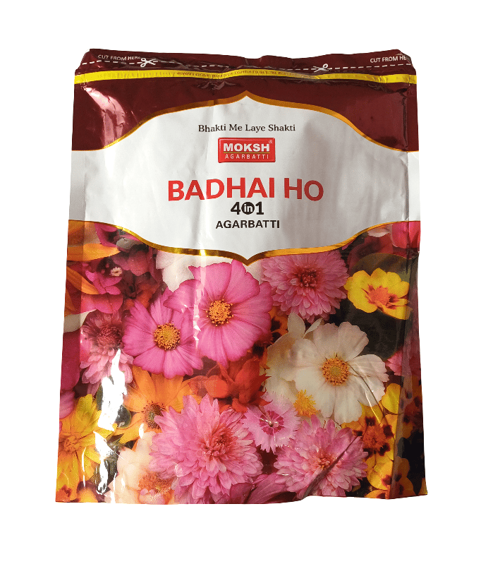 Moksh Badhai Ho 4-in-1 Agarbatti AD (PACK OF 1)