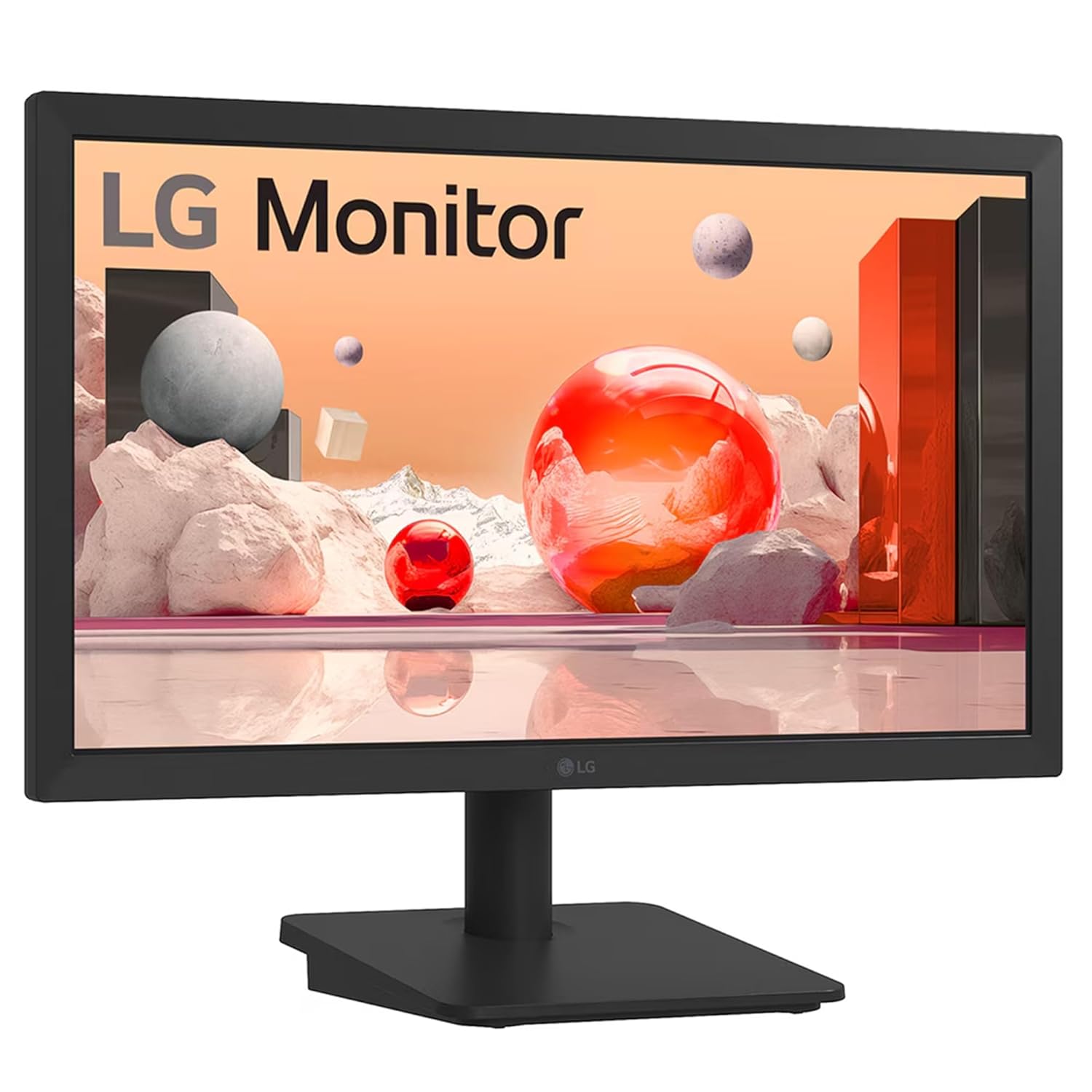 LG - 20U401, 19.5 Inch (49.53 Cm) Hd, 1600 X 900 Pixels TN Panel LCD Monitor with Hdmi & Vga Port, Wall Mount, 3 Year Warranty (Black)