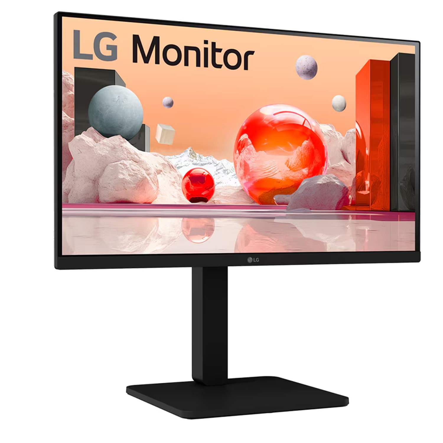 LG 24BA450-B Full HD 24" 1920 x 1080 IPS Panel Monitor HDMI, DP, VGA Port, Built in Power & Speaker