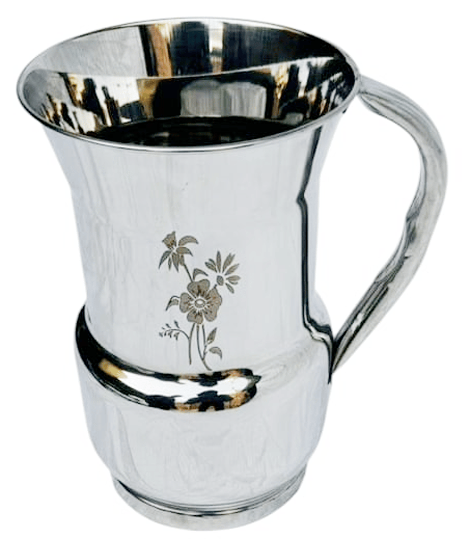 Mii Art Stainless Steel Water Jug| 1.5 Litre Water Pitcher | Serve Jug for Water, Juice & Beverages.home, Rust-Resistant, Durable & Easy to Clean (Size - 20 cm)pack of 1 pcs.