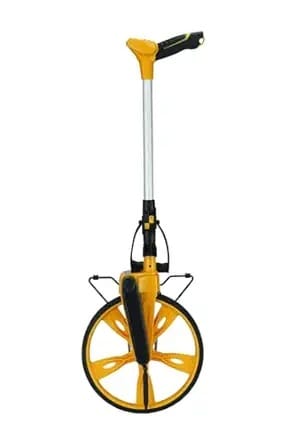 Durable Yellow Measuring Wheel with Digital Counter for Accurate Distance Measurement