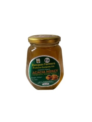 Zaingeer Farmers Kashmiri Organic Acacia Honey - 500gm Pure Natural Sweetener Zaingeer Farmers Kashmiri Organic Acacia Honey - 500gm Pure Natural Sweetener