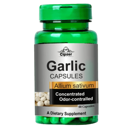 Cipzer Garlic SoftGel (60 Capsules): Pure Garlic Power for Holistic Wellness
