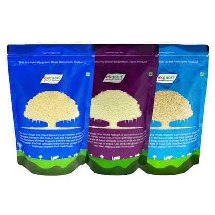 Healthy Traditional Millets Combo ID-5 (Kodo Millet 500g, Foxtail Millet(Thinai) 500g ,Barnyard Millet 500g)