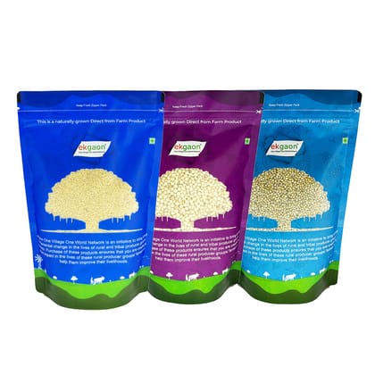 Healthy Traditional Millets Combo ID-2 (Bajra (Pearl) 500g, Foxtail Millet (Thinai) 500g, Jowar(Sorghum) 500g) Healthy Traditional Millets Combo ID-2 (Bajra (Pearl) 500g, Foxtail Millet (Thinai) 500g, Jowar(Sorghum) 500g)