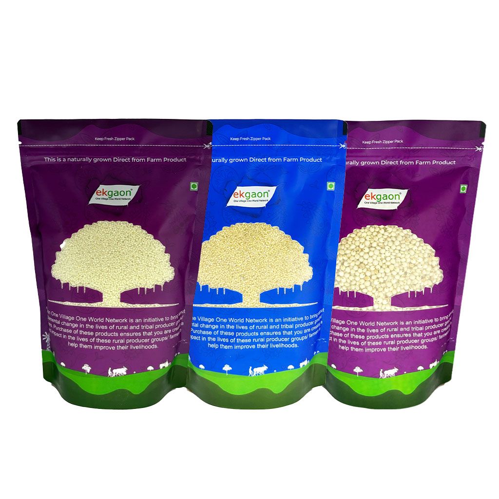 Healthy Traditional Millets Combo ID-3 (Kodo Millet 500g,Foxtail Millet(Thinai) 500g, Jowar(Sorghum) 500g )