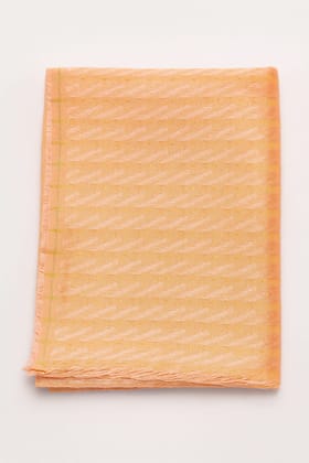 Premium Peach Jacquard Unstitched Blouse Piece – Soft Silk Finish | 1 Meter Fabric for Saree Blouse
