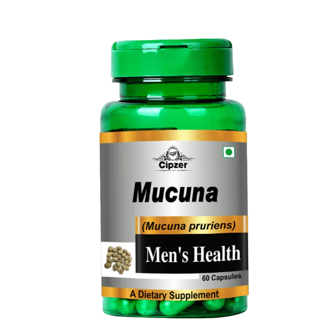 Cipzer Mucuna (30 Capsules): Natural Dopamine Support for Mood, Vitality, and Stamina