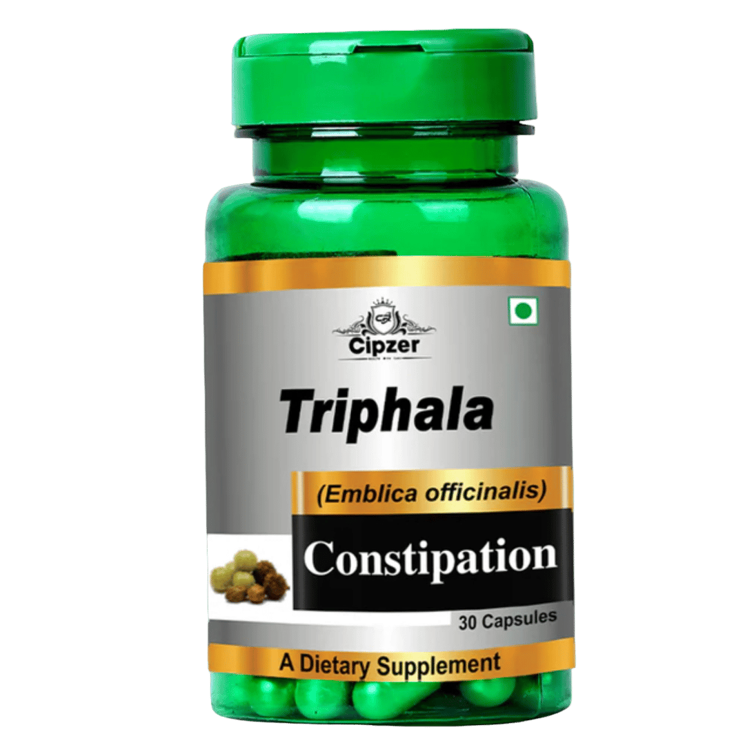 Cipzer Triphala (30 Capsules): Gentle Detox, Digestive Harmony & Holistic Wellness Tonic 