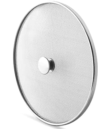 Mii Art Steel Stainless Net Cover Jali| pack of 1pcs (large26 cm| Milk Net Lids/Tope/Chiba | Suitable For Pots/Pan/Kadhai/Bowls | Strong & sturdy Handle | Multipurpose Lid.