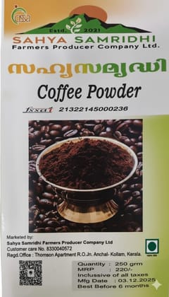 Sahya Samridhi Coffee Powder -250gm,100%Veg,FSSAI Certified