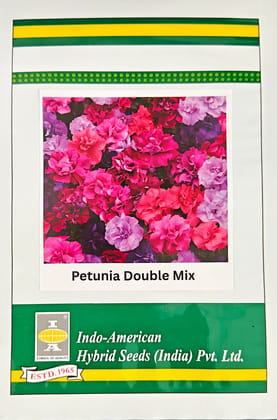 PETUNIA DOUBLE DUO MIX-1000 SEEDS/PKT - 1000 SEEDS