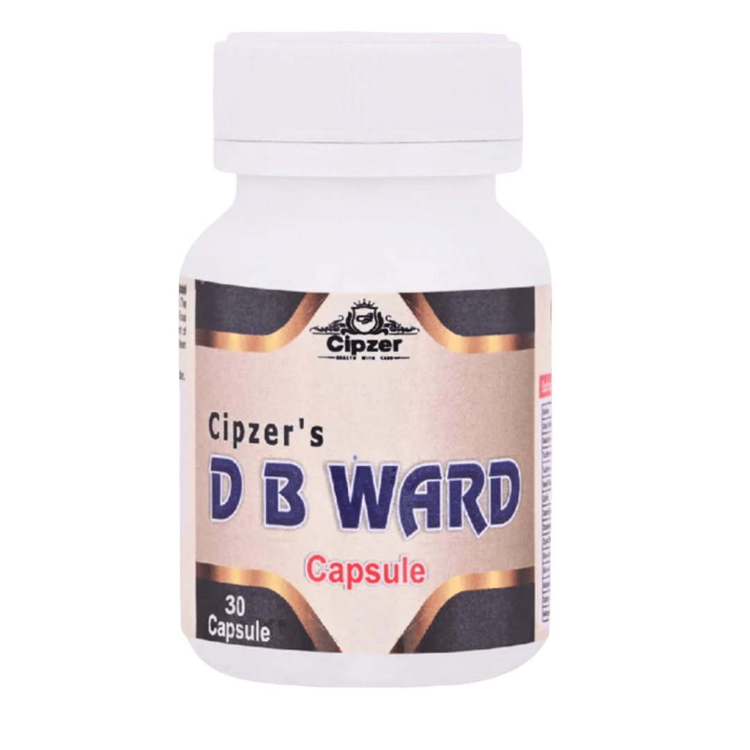 Cipzer D.B. Ward (60 Capsules): Comprehensive Unani Support for Digestion, Liver & Vitality 