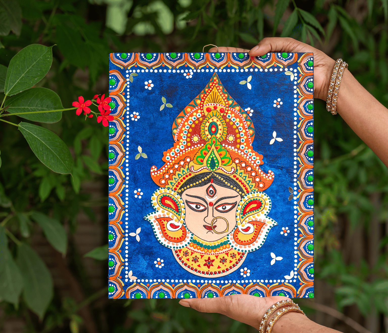Durga Mandala Wall Hanging