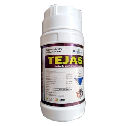 Tejas Tebuconazole 10% + Sulphur 65% WG fungicide