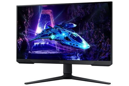  Samsung 27" (68.5cm) Odyssey G3 Gaming Monitor|FHD 1920 X 1080|180Hz|1ms(MPRT)|AMD Freesync|Ports-DP,HDMI|DP Cable|16.7 Million Colors|Height-Tilt-Pivot Adjustable Stand|Bezeless|LS27DG300EWXXL|Black 