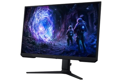  Samsung 27" Odyssey G5 Gaming Monitor with QHD|180Hz Refresh Rate|1ms Response time|FreeSync|HDR10|Height Adjustable Stand - Tilt/Swivel/Pivot|Display Port|Headphone|HDMI|LS27FG510EWXXL|Black 