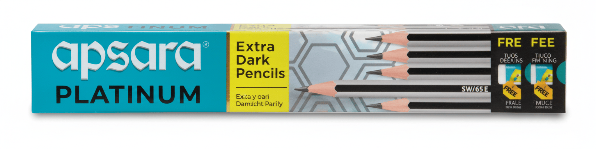 Apsara Platinum Extra Dark Pencil(2pcs)