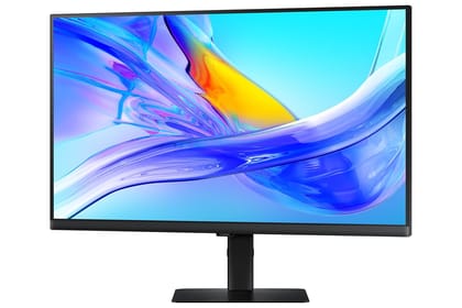  Samsung 27"(68.47cm) 4K ViewFinity S8 Monitor|UHD 3840 x 2160|IPS|Type-C 90W|SRGB 99%|LAN Port|Inbuilt KVM Switch|350nits|PIP|PBP|HDR10|Easy Setup Stand|HAS Pivot Adjust|Eye Care|LS27D804UAWXXL|Black 