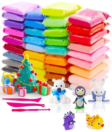 Eclet (Pack of 12) Air Dry Clay, Colorful Children Soft Clay, Creative Art Crafts, Gifts for Kids-Multi Color. Non-Toxic Modeling Magic Fluffy Foam Bouncing Clay Putty Kit for Kids with Tools.99