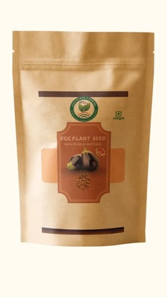 Panchamay Farmers Eggplant Seeds - 100% Pure & Natural, 100gm Panchamay Farmers Eggplant Seeds - 100% Pure & Natural, 100gm