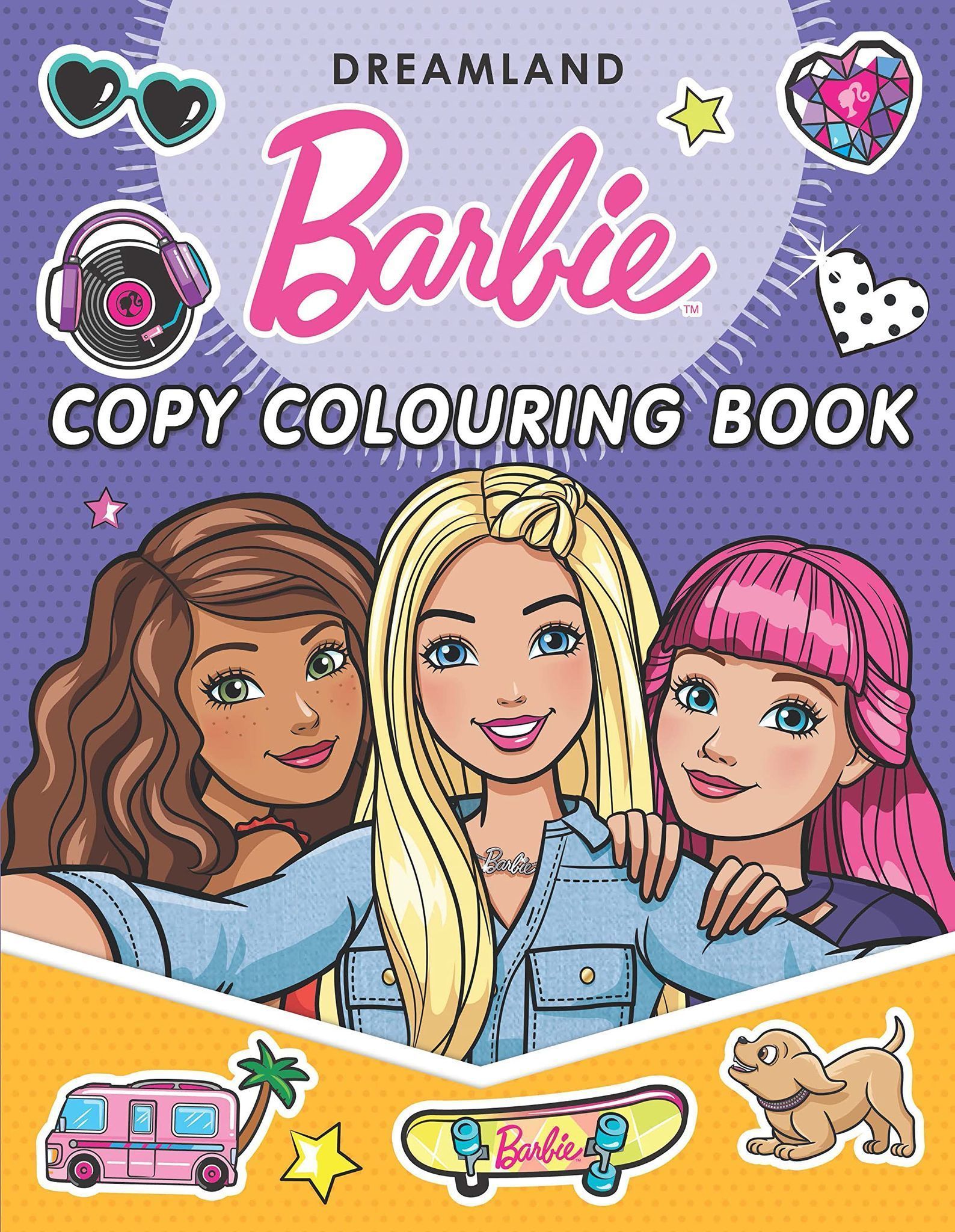 Barbie Copy Colouring Book [Paperback] Dreamland Publications