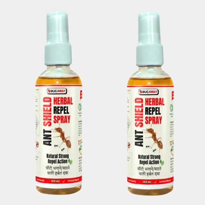Ant Shield Organic Ant Killer and Repellent Spray 100ml Pack of 2