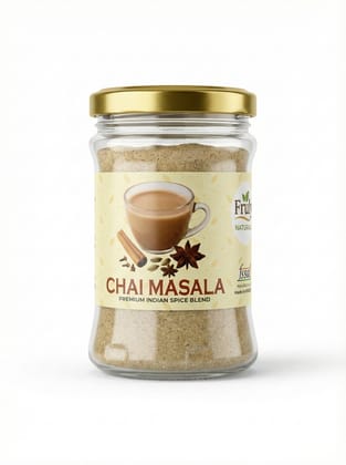 Fruly Naturals Chai Masala Powder | Premium Indian Tea Masala | Strong Aroma & Rich Taste | 100% Natural Spices | No Preservatives | 100g Fruly Naturals Chai Masala Powder | Premium Indian Tea Masala | Strong Aroma & Rich Taste | 100% Natural Spices | No Preservatives | 100g