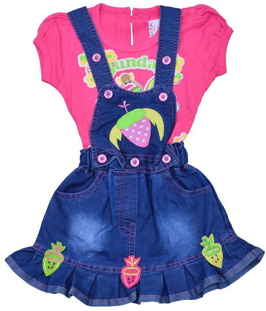 Zadmus Baby Girls Cotton Blend Bodysuit ( Pink )