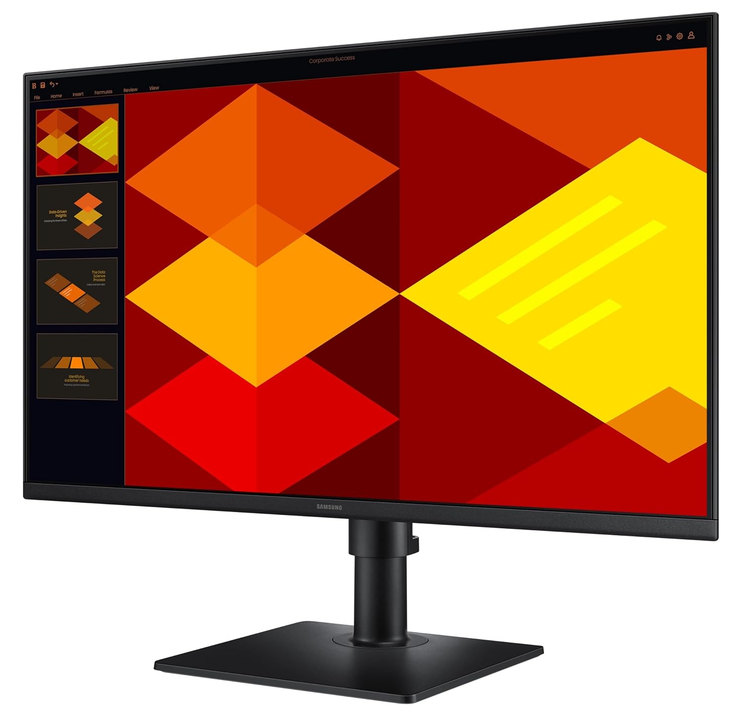 Samsung Essential Series S4 Flat Monitor 27 Inch (68.6 cm) FHD (1,920 x 1,080 Resolution), 100 Hz, IPS Panel, 5ms(GTG), Display Port, HDMI, USB Hub, USB-B Upstream Port, HAS (LS27D400GAWXXL, Black)&nbsp;