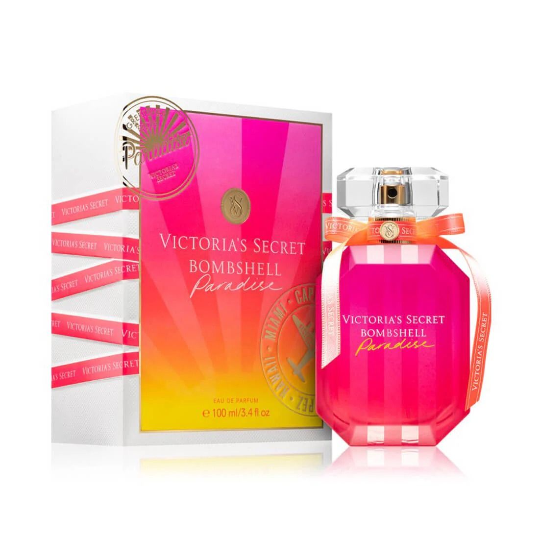 Victoria’s Secret Bombshell Paradise Eau De Parfum (EDP) 100ml – Long Lasting Fruity Floral Perfume for Women