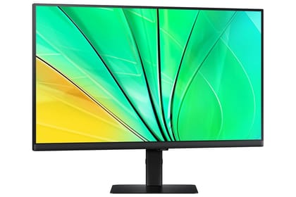  Samsung 27-Inch(68.47cm) QHD ViewFinity S6 Monitor, IPS, 100 Hz, 1.07 Billion Colors, HDR10, Multiple Ports, Easy Setup, Height Adjustable Stand, Pivot, Eye Care Technology (LS27D600EAWXXL, Black) 