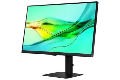  Samsung 27" (68.47cm) 2K ViewFinity S6 Monitor|QHD 2560 x 1440|IPS|100 Hz|350nits|Type-C 90W|LAN Port|KVM Switch|Daisy Chain|PIP|PBP|HDR10|Easy Setup Stand with HAS Pivot|LS27D604UAWXXL|Black 
