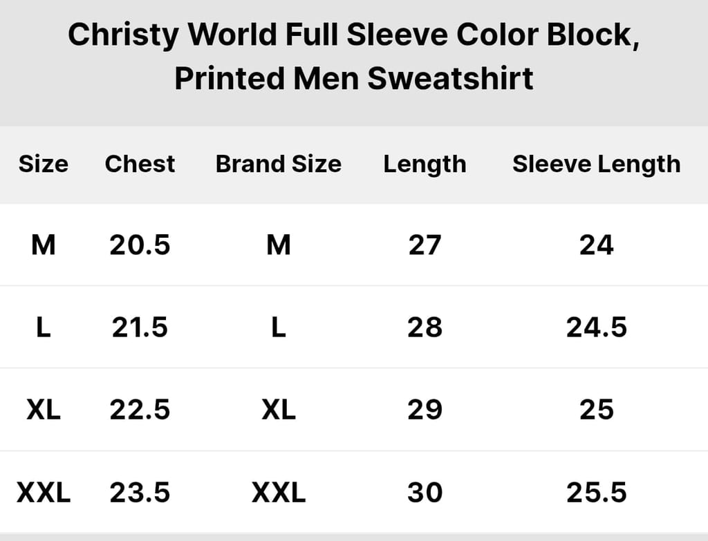 Size Guide Size Guide