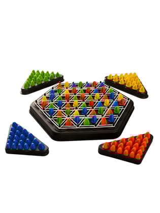 Chain Triangle Chess Game | Strategic Chain Chess Toy | Triangle Chain Chess Board Game | Innovative Triangle Board Game |  Perfect Educational Gift for Kids, Teens & Adults