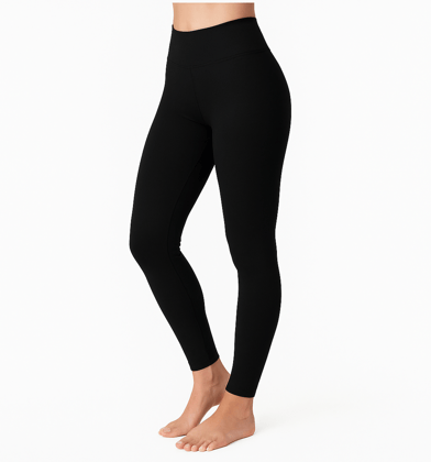 Ultra Comfort 4-Way Stretchable Black Leggings