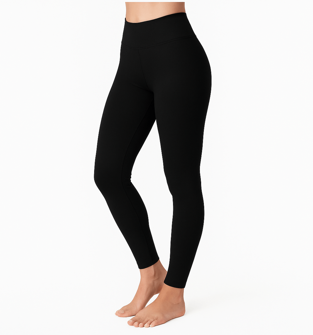 Ultra Comfort 4-Way Stretchable Black Leggings